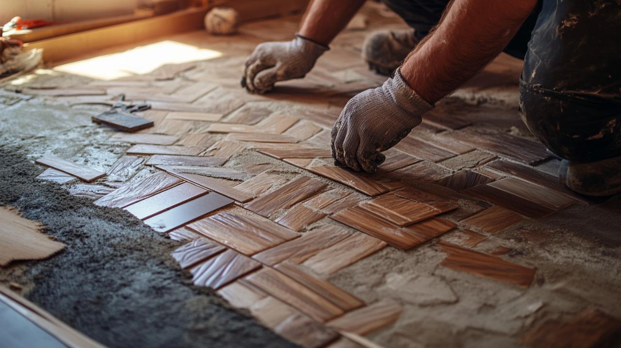 ¿Cómo colocar azulejos sobre un parquet de madera antiguo? Guía completa de materiales y preparación del soporte